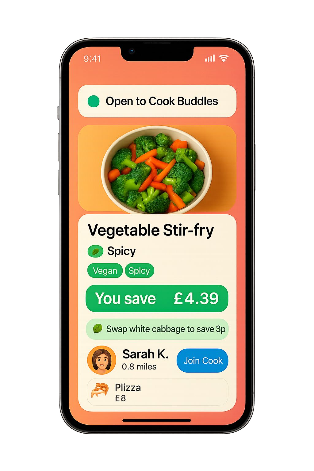 Open to Cook Buddies